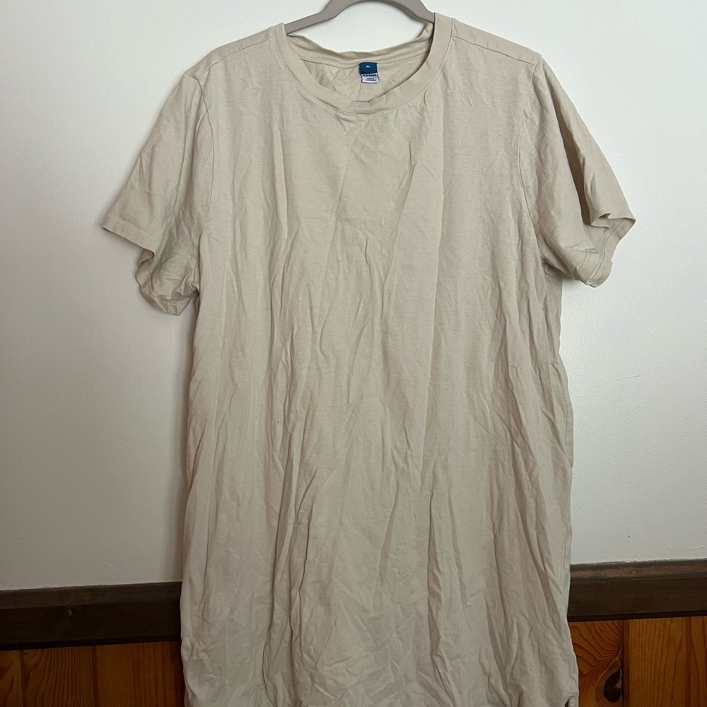 Old Navy Light Tan Mini Dress